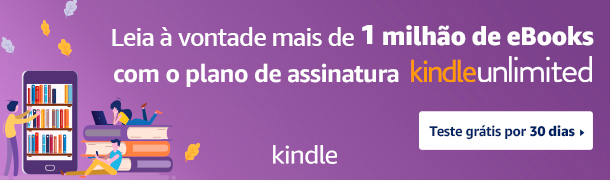 Banner do Amazon Kindle Unlimited com 30 dias grátis
