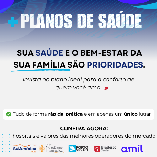 Banner para planos de saúde