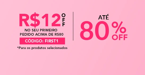 Banner de cupom de desconto presente na Shein